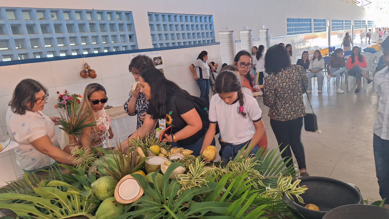 Visita às escolas